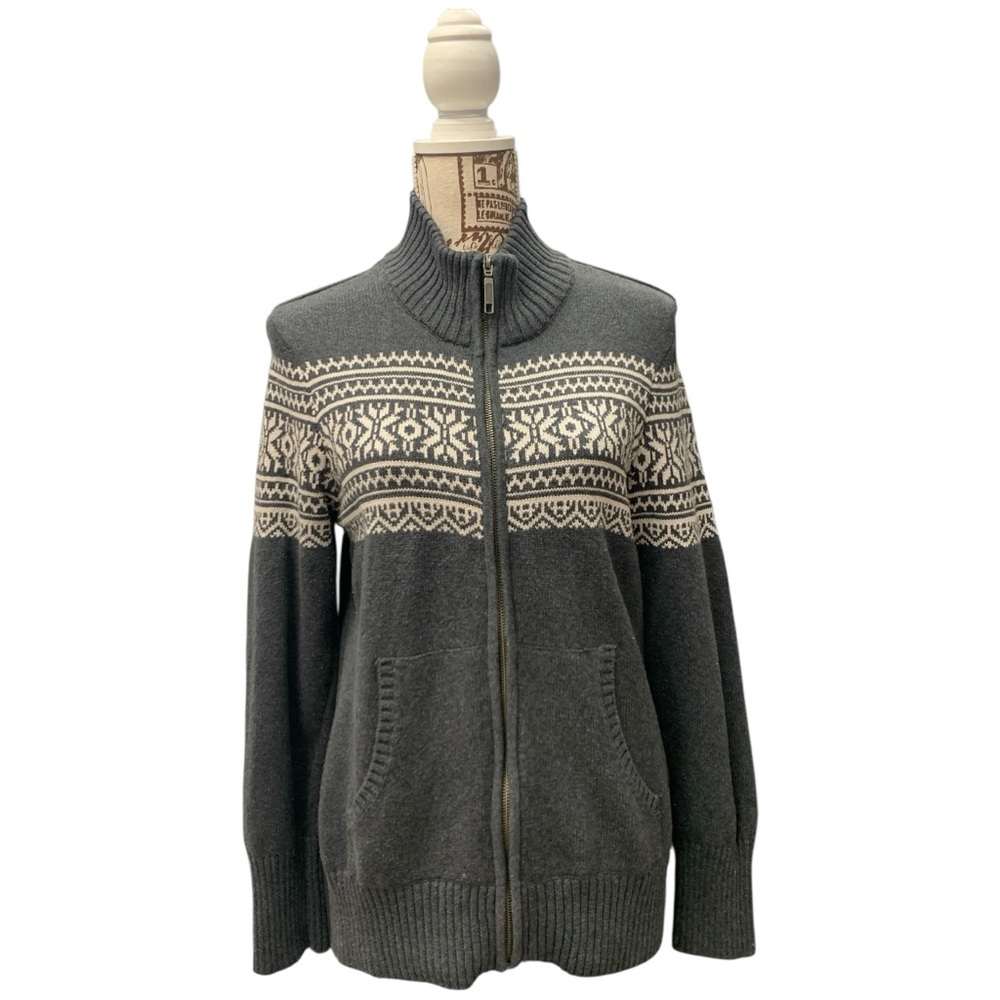 Lady Hathaway Patterned Cardigan Size L